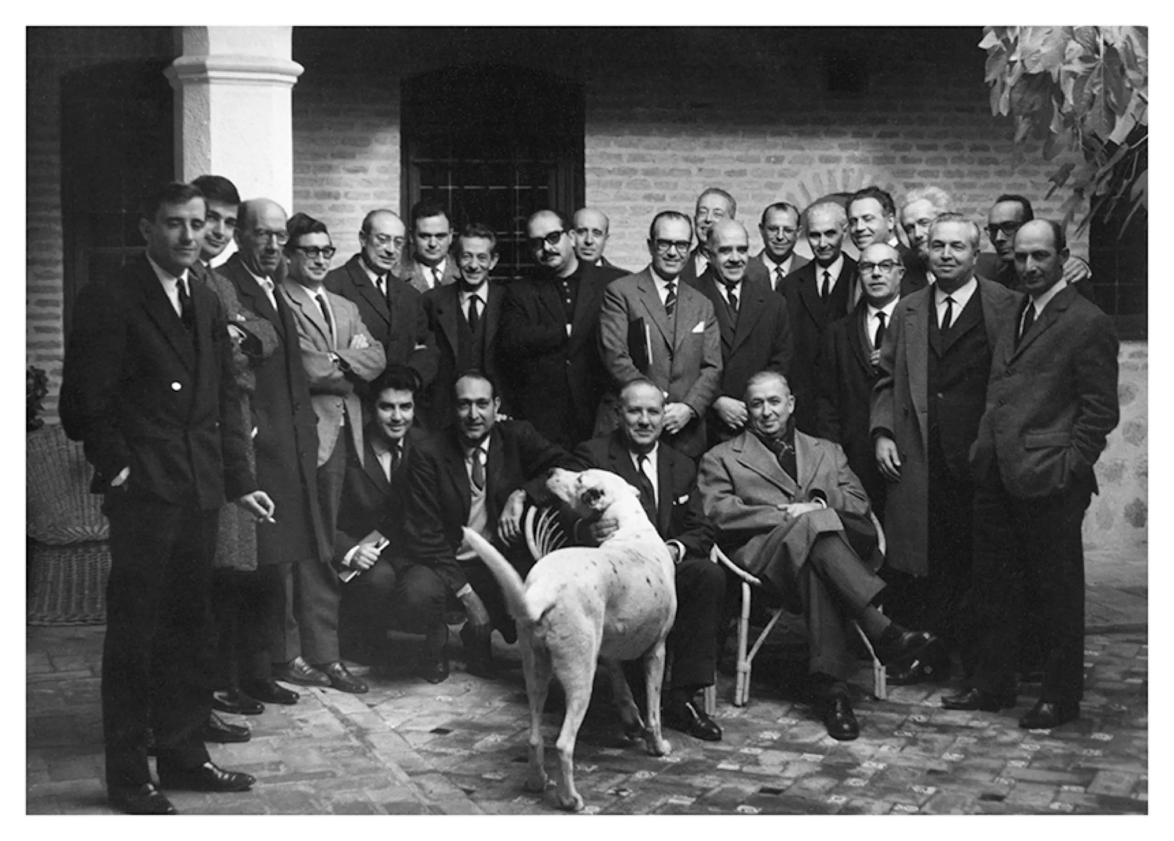 Coloquio Cataluña-Castilla, en casa de Fernando Chueca. 1964.