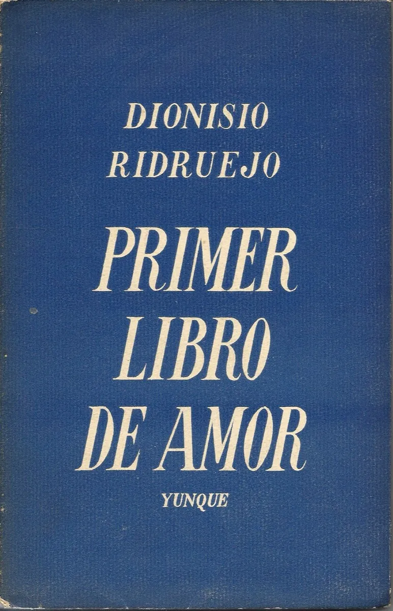 Cubierta de Primer libro de amor