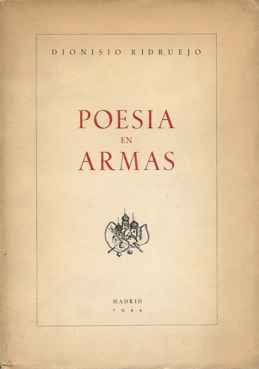 Cubierta de Poesía en armas / Cuadernos de Rusia