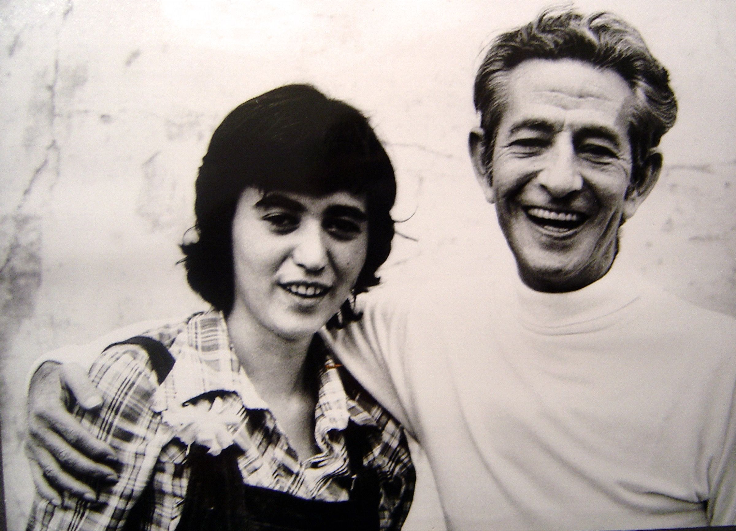 Ridruejo y Ana María Moix en Alella, 1974.