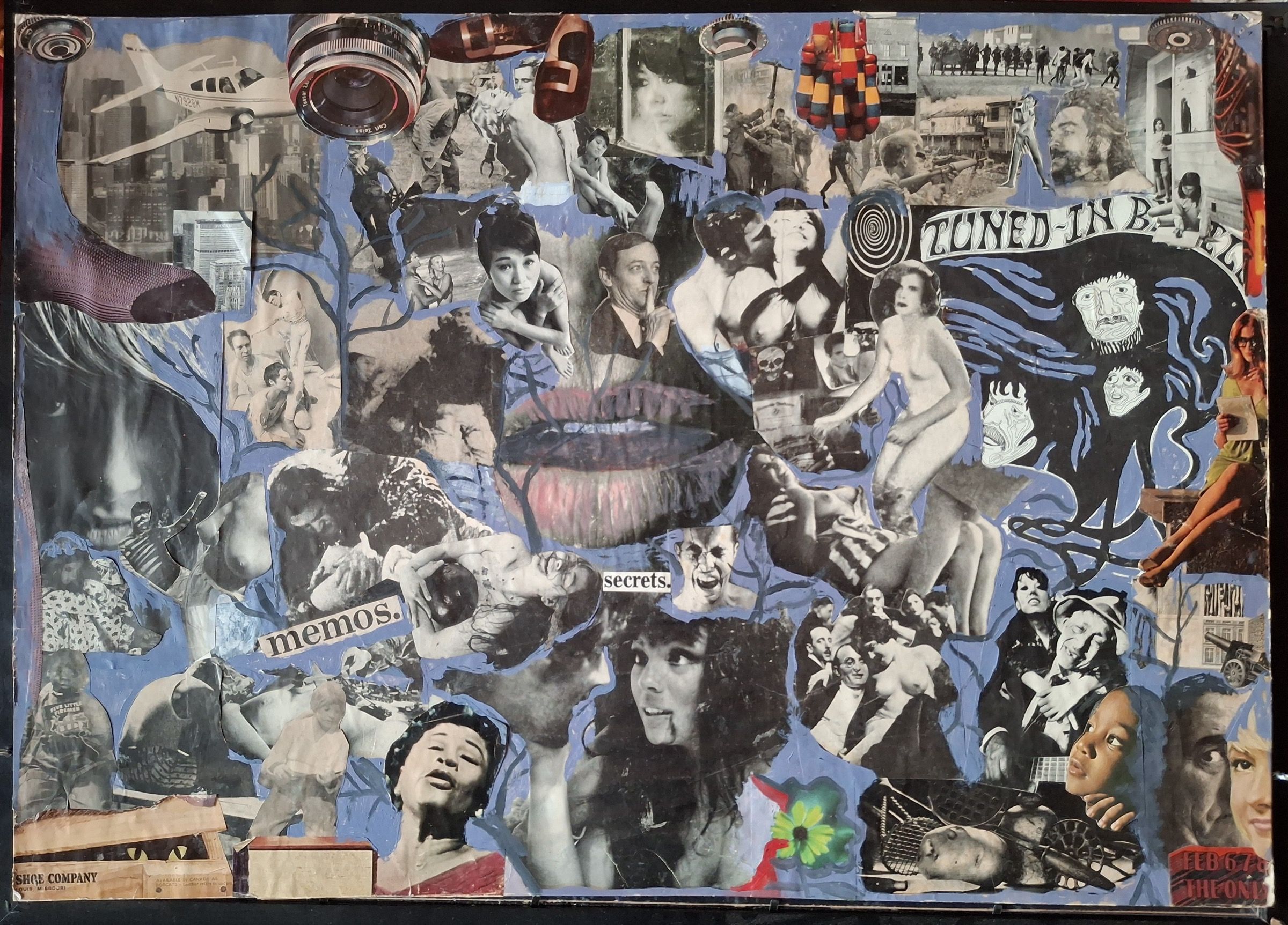 Collage. El collage fue una de sus grandes aficiones.
